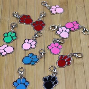 الفولاذ المقاوم للصدأ الكلب آثار أقدام العلامات