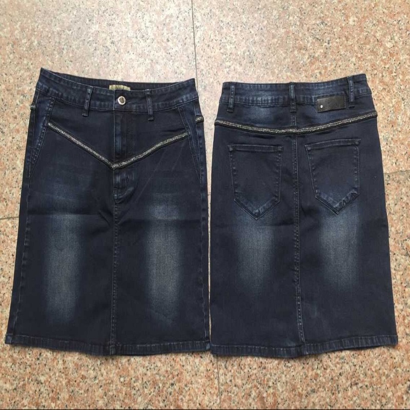 زخرفة المعادن الفضة dk.blue مصغرة تنورة WS10115