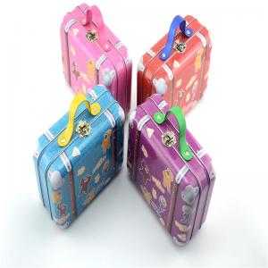 2108 تصميم جديد مخصص مستطيلة علبة قصدير الغداء مع مقبض وقفل