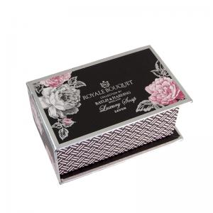 حار ختم شعار كتاب على شكل للطي هدية مربع جامدة المغناطيسي إغلاق