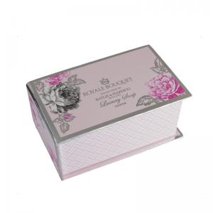 حار ختم شعار كتاب على شكل للطي هدية مربع جامدة المغناطيسي إغلاق