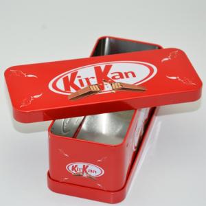 الغذاء الصف جودة عالية مستطيلة علبة حلوى الشوكولاته القصدير