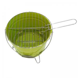 ميني ملون المحمولة دلو شواء شواء الفحم