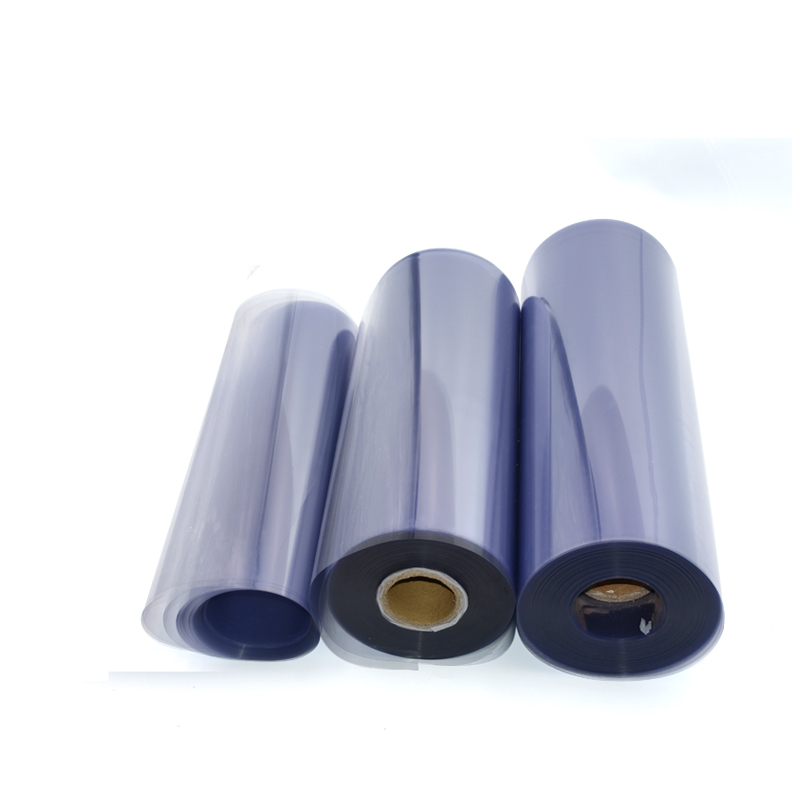 سوبر واضح 1MM PVC البلاستيكية الصلبة ورقة لفة لتشكيل بالحرارة