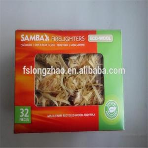 من السهل حمل صوف الخشب التخييم في الهواء الطلق بداية الحريق