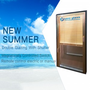 منفتح كوات المزجج ذات جودة عالية حجم مخصص معزول زجاج الزجاج المزدوج مع مصراع مع المغناطيس ستارة