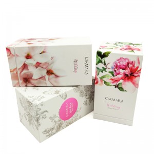 صنع وفقا لطلب الزّبون زخرف ختم الساخنة شعار الكرتون هدية مربع