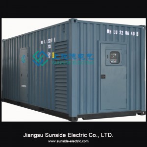 2000kva صامت مجموعة مولدات الديزل