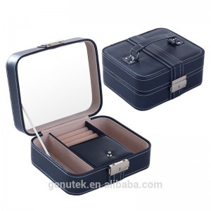 صندوق مجوهرات السفر PU