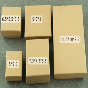 الطي كرافت حزمة قابلة للطي كرافت ورق التغليف مربع