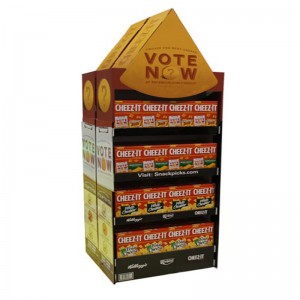 عرض الشراب الناعم الورقة الكرتون عرض موقف