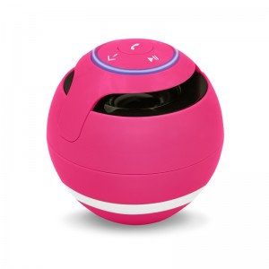 حار بيع المحمولة شكل دائري مكبرات الصوت اللاسلكية مكبر الصوت باس BT سماعات آيفون