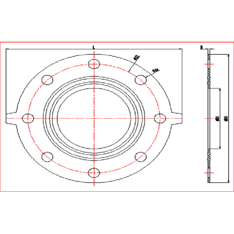 UPVC FLANGE GASKET (EPDM، FPM)