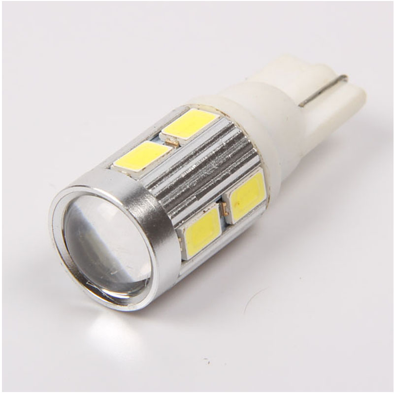 السوبر مشرق سيارة أدى ضوء t10 إسفين w5w 168 194 5630 10smd