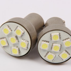 سيارة أضواء بدوره 6smd 5050 بدوره إشارة ضوء s25 1156 p21w