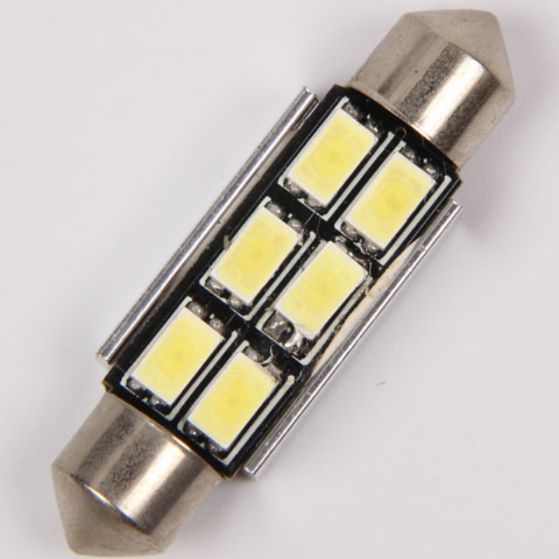 في canbus خطأ 5630 6smd 36mm 39mm 42mm c5w أدى ضوء لمبات الإكليل