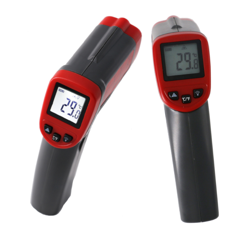 الصناعية المستخدمة -32 ~ 400 درجة الحرارة بالأشعة تحت الحمراء مقياس الحرارة الحرارية ميزان الحرارة الرقمي بندقية