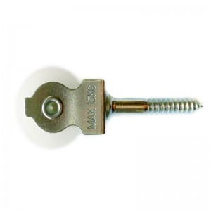 بكرة نايلون مع برغي ميت خيط خشبي ZP