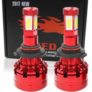 40 واط 6000LM السوبر مشرق السيارات cob HB4 9006 في canbus أدى المصباح 9006 الصمام المصابيح الأمامية سيارة أدى الضباب الضوء