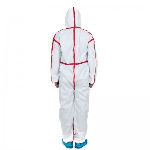 Microporous Coverall Class 5/6 Microporous المعاطف المتاح الصغيرة