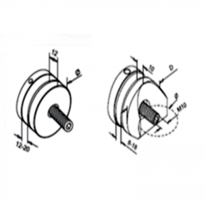 محول زجاجي 50 مم