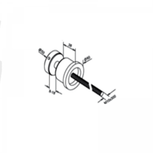 50MM OD زجاج الجدار تعزيز حامل