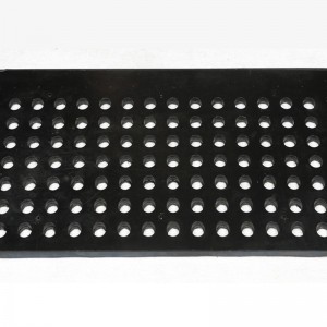 المطاط الطبيعي antislip تصريف المطاط حصيرة للمطبخ