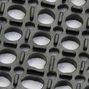 المتشابكة SBR المطاط حصيرة المطاط الصرف لمنتجعات التزلج و playdround