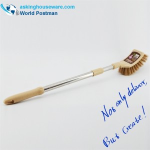 AK91001 Akbrand فرشاة المرحاض مرنة الفولاذ المقاوم للصدأ الأنابيب ساحة فرشاة رئيس