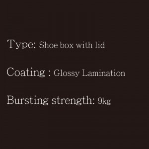 صندوق الأحذية مع غطاء نوع 2