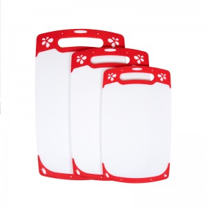 تصميم فريد من نوعه ضد الانزلاق ، أحجام متعددة من البلاستيك ، طقم تقطيع المطابخ