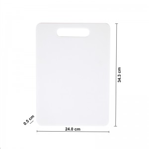 BPA حرّة عمليّة غسل [ديسكويبر] آمنة متحمّلة بيضاء [نون-سليب] مطبخ بلاستيكيّة عمليّة قطع لوح