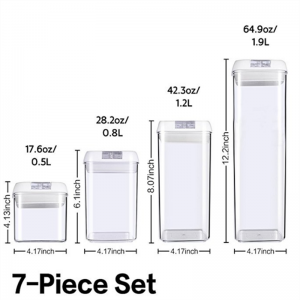 12 قطعة حفظ الأغذية القابلة لإعادة الاستخدام البلاستيك محكم تخزين الأغذية مجموعة الحاويات
