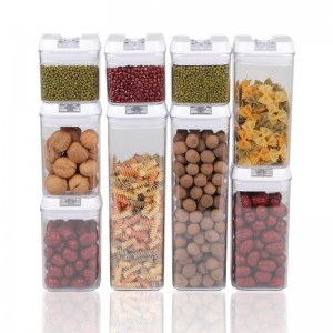 9 قطع محكم تخزين المواد الغذائية مجموعة الحاويات