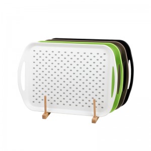 PP البلاستيك مستطيل الوجبات السريعة علبة سوداء تخدم