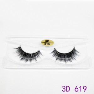 3D ستيريو المخملية المنك الرموش