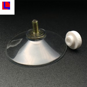 PVC الحمام شفط كوب شفاف ، مصاصة