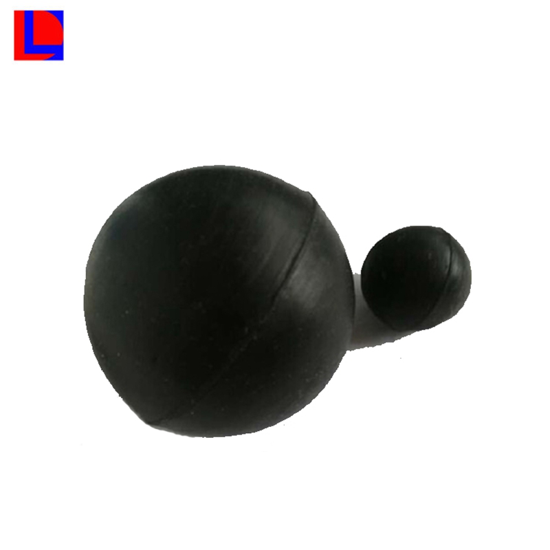 عالية الجودة أي حجم 100MM الكرة المطاطية السوداء الصلبة