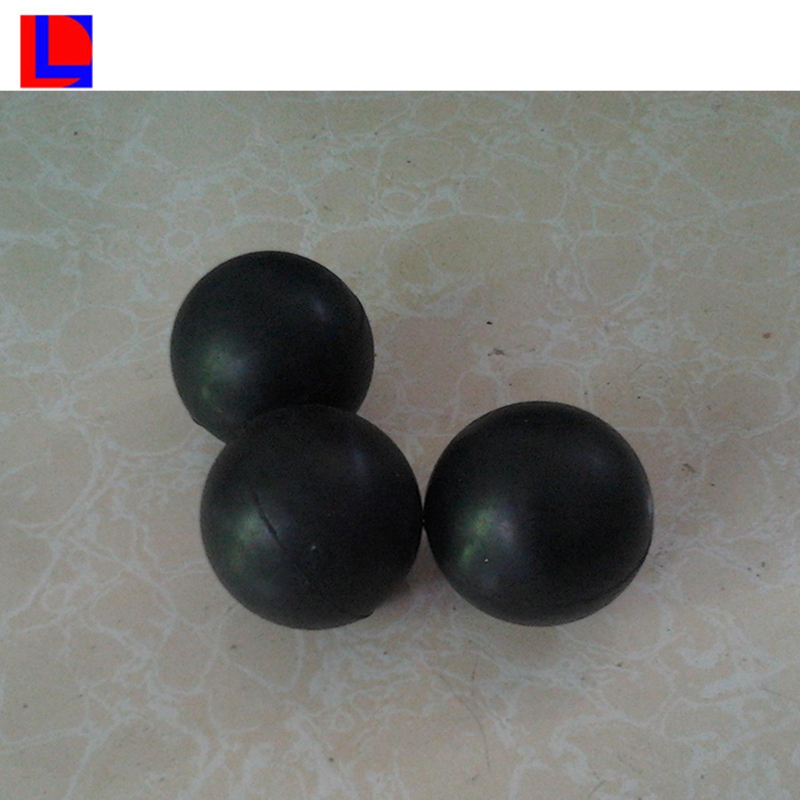 أسود اللون سيليكون 7mm كرات مطاطية صلبة