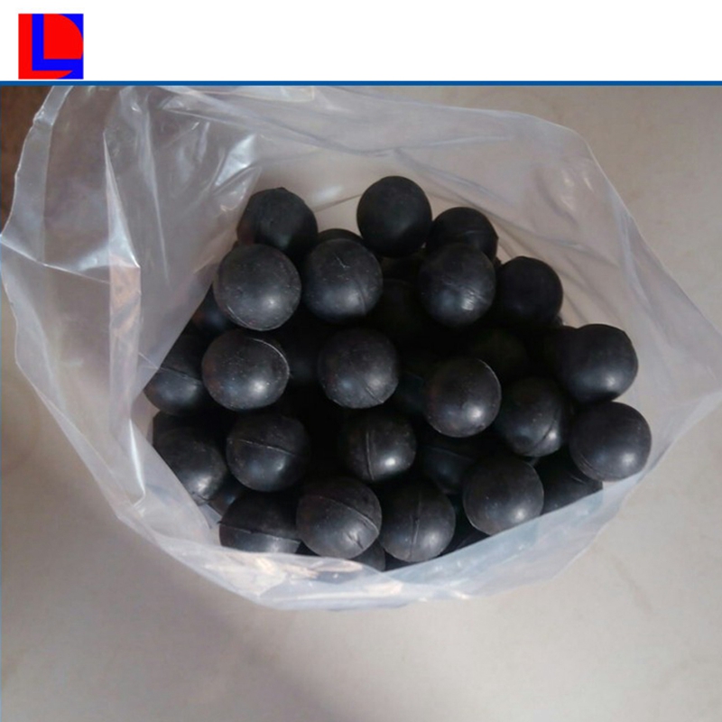 أسود اللون سيليكون 7mm كرات مطاطية صلبة