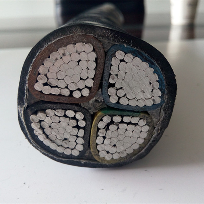 35mm 4 Core Armored Cable عزل النحاس Xlpe STA SWA لقطار الأنفاق