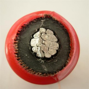 15KV 8.7 / 15KV Xlpe النحاس الأساسية كابل الطاقة MV مع درع معدني