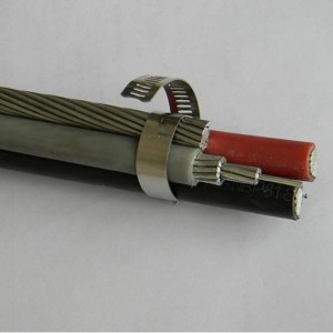 النفقات العامة 600V Triplex خدمة إسقاط كابل 2AWG 4AWG 2 / 0AWG 4 / 0AWG 350MCM