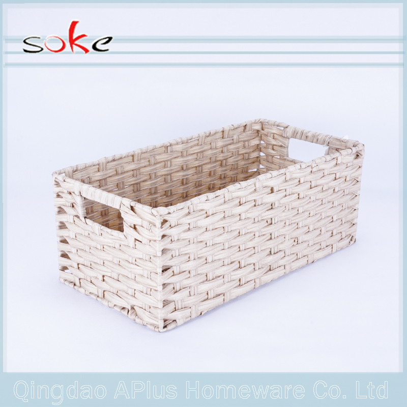 حارّ تصميم PE rattan يحوك تخزين سلة