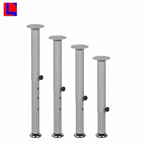 خدمة صانعي القطع الأصلية الصين رخيصة الثمن طاولة الألومنيوم مستديرة / ساحة تلسكوبية الساقين