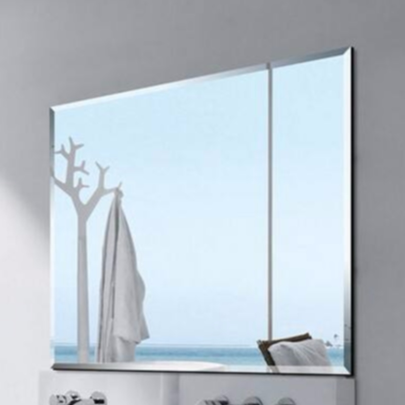 FRAMELESS محمل الألومنيوم زجاج المرايا