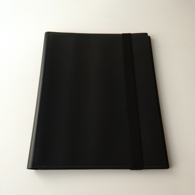 9-Pocket Poly Black Collector Card Binder Albums for MTG / YGO / Sport Cards