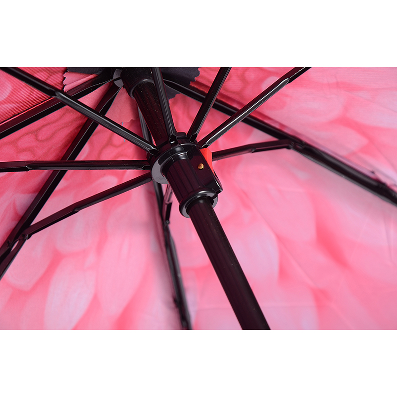 أزياء الشمس حماية الكرة مقبض مظلة خاصة في الهواء الطلق مظلة 3 أضعاف