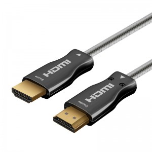 15m 49ft HDMI 2.0 18Gbps 4K 60Hz HDMI إلى HDMI كابل مع كابل الألياف البصرية مطلية بالذهب