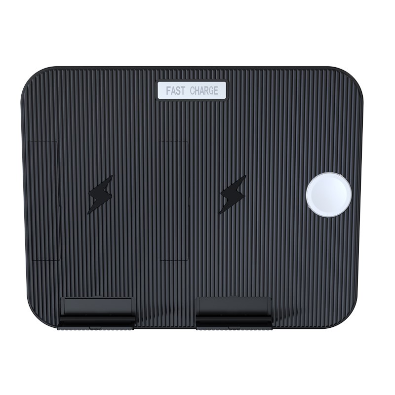 KPS-9301HC OEM حار بيع 10W سريع QI 2 المحمول شحن 3 في 1 شاحن لاسلكي مع محول 30W